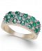Emerald (1-1/5 ct. t. w. ) & Diamond (1/3 ct. t. w. ) Ring in 14k Gold
