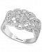 Effy Diamond Openwork Cluster Ring (1 ct. t. w. ) in 14k White Gold