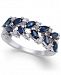 Sapphire (1-1/3 ct. t. w. ) & Diamond (1/6 ct. t. w. ) Ring in 14k White Gold