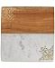 Closeout! Thirstystone Marble & Wood Serving Board with Gold-Tone Filigree Design