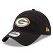 Green Bay Packers Core Classic Black Relaxed Fit 9TWENTY Cap