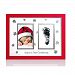 Pearhead Babyprints Newborn Baby Handprint Or Footprint Christmas Frame with Clean Touch Ink Pad - Makes A Perfect Holiday Gift , Red