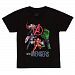 Marvel A is for Avengers Toddler/Juvy T-Shirt - Black (4T)