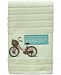 Bacova Beach Cruiser Cotton Embroidered Stripe-Jacquard Hand Towel Bedding