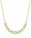 D'oro by Effy Diamond Chain Collar Necklace (3/4 ct. t. w. ) in 14k Gold