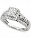 Diamond Quad Halo Engagement Ring (1 ct. t. w. ) in 14k White Gold