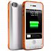 UNU DX Lite 1500mAh Battery Pack with Removable Bumper - Retail Packaging - White/Orange by UNU