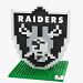 Oakland Raiders NFL 3D Logo BRXLZ Puzzle