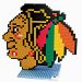 Chicago Blackhawks NHL 3D Logo BRXLZ Puzzle