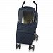 [Manito] Small Size Melange Padding Cover / Cover for Especially Lightweight Baby Stroller and Pushchair, Premium Padding Winter Weather Shield (Dia_navy)