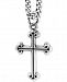 King Baby Men's Cross Pendant Necklace in Sterling Silver
