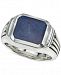 Esquire Men's Jewelry Sodalite Ring in Sterling Silver, Created for Macy's