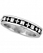 King Baby Men's Stud & Cross Stack Ring in Sterling Silver