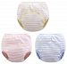 Toddler Reusable Toilet Pee Potty Training Pants Cotton Underwear with Stripes 3 Pcs