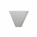 CER-1860-STOA-GU24-DBAL-PNUP - Justice Design - Trapezoid Corner Sconce Agate Marble Finish (Smooth Faux)Smooth Faux - Ambiance