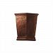 CER-1415W-PATR - Justice Design - Really Big Americana Outdoor Sconce Rust Patina Finish (Smooth Faux)Smooth Faux - Ceramic