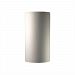 CER-1160W-ANTS-GU24 - Justice Design - Really Big Cylinder Closed Top Outdoor Sconce Antique Silver Finish (Smooth Faux)Smooth Faux - Ambiance