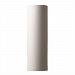 CER-5405-TRAG-GU24 - Justice Design - Tube Open Top and Bottom ADA Sconce Greco Travertine Finish (Textured Faux)Textured Faux - Ambiance