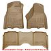 Tan Husky Liners # 99003 WeatherBeater Front & 2nd Seat FITS:DODGE. . .
