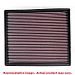 K&N Drop-In High-Flow Air Filter 33-2139 DS Fits:JEEP 1999 - 2001 . . .