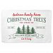 Custom Vintage Christmas Tree Farm Tea Towel