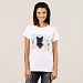 Black Scottish Terrier Angel T-shirt
