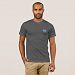 Men's t-shirt with grey abstract design on grey
