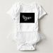 Chess Black White Chess Pieces King Chess Board Baby Bodysuit