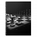 Chess Black White Chess Pieces King Chess Board Notebook