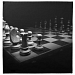 Chess Black White Chess Pieces King Chess Board Napkin