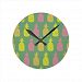 Pineapple Round Clock