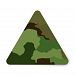 Camouflage Pattern Triangle Sticker