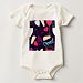 Cheers Wine Party Pattern Baby Bodysuit