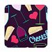 Cheers Wine Party Pattern Coaster