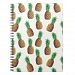Pineapple Wallpaper Pattern Notebook