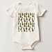 Pineapple Wallpaper Pattern Baby Bodysuit