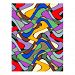 Colourful Abstract Pattern Postcard