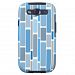 Retro Blocks Blue Grey Samsung Galaxy Siii Case