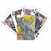 Seaside abstract Bicycle Playing Cards