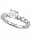 Diamond Engagement Ring (1-1/10 ct. t. w. ) in 14k White Gold