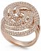 Pave Rose by Effy Diamond Spiral Ring in 14k Rose Gold (1-1/4 ct. t. w. )