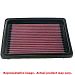 K&N Drop-In High-Flow Air Filter 33-2143 DS Fits:CHEVROLET 1995 - . . .