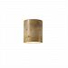 CER-9010W-RRST-KOKO-LED-1000 - Justice Design - Sun Dagger Small Cylinder Open Top and Bottom Outdoor Sconce Real Rust Finish (Smooth Faux)Smooth Faux - Sun Dagger