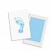 Pearhead Newborn Baby Handprint or Footprint “Clean-Touch” Ink Pad, 2 Uses, Blue