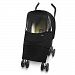 [Manito] Small Size Melange Padding Cover / Cover for Especially Lightweight Baby Stroller and Pushchair, Premium Padding Winter Weather Shield (Herringbone_black)