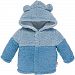 Magnificent Baby Smart Bears Ombre Fleece Jacket, Blue, 6-12 Months