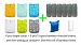 LilBit Baby Reusable Pocket Cloth Diapers, 6 pcs + 6 pcs Bamboo Charcoal Inserts