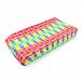 One Grace Place 10-34035c Terrific Tie Dye-Changing Pad Cover Squares Purple, Blue, Green, Orange, Pink