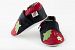 'Strawberry Emblem' Soft Leather Baby Shoes Navy 0-24 months (18-24 months)
