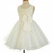 Dressy Daisy Girls' Beads Embellishment Flower Girl Dresses Pageant Party Occasion Dress Size 4-5 Ivory